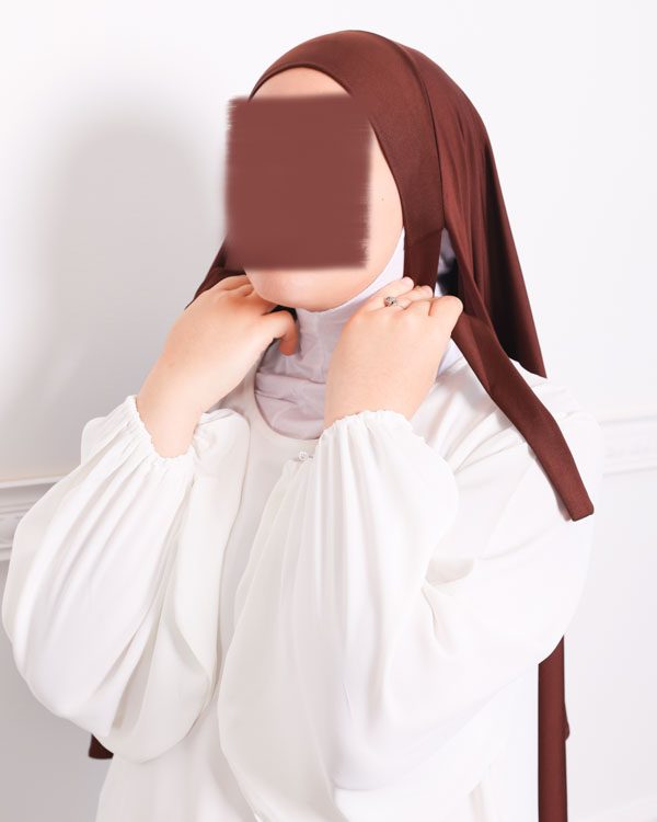 hijab à nouer hijab a enfiler en jersey pas cher hijab pas cher chez mon hijab pas cher marron